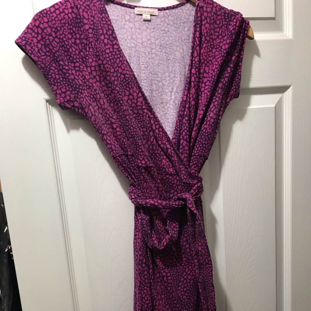 Maternity wrap dress